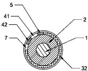 Detection system for chips adhering to electric spindle of numerical-control machine tool