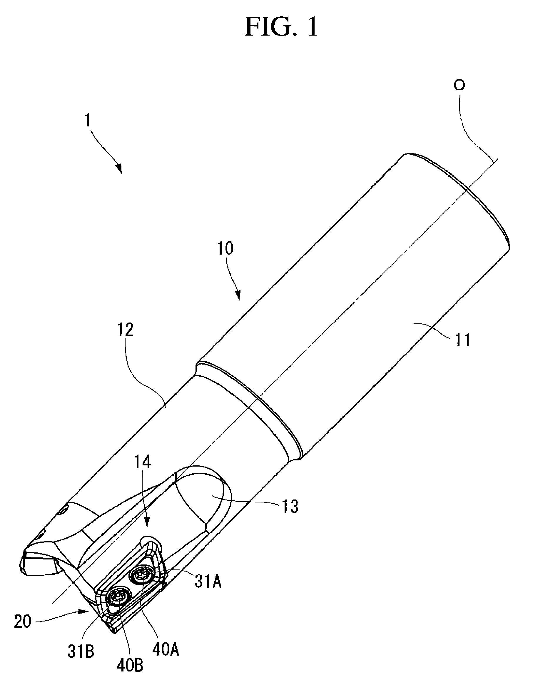 Insert type cutting instrument and insert, method for attaching insert to insert main body