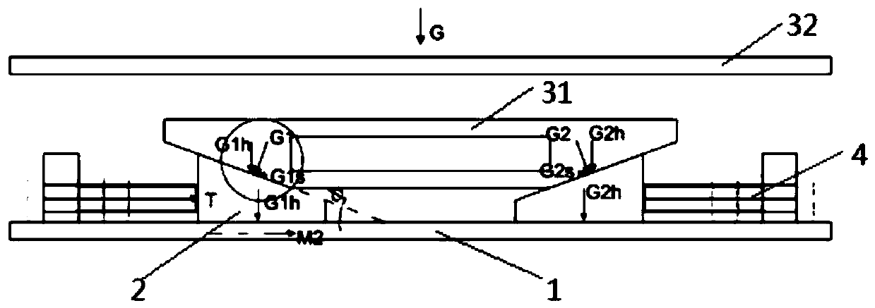 Bridge temporary support device and installation method thereof