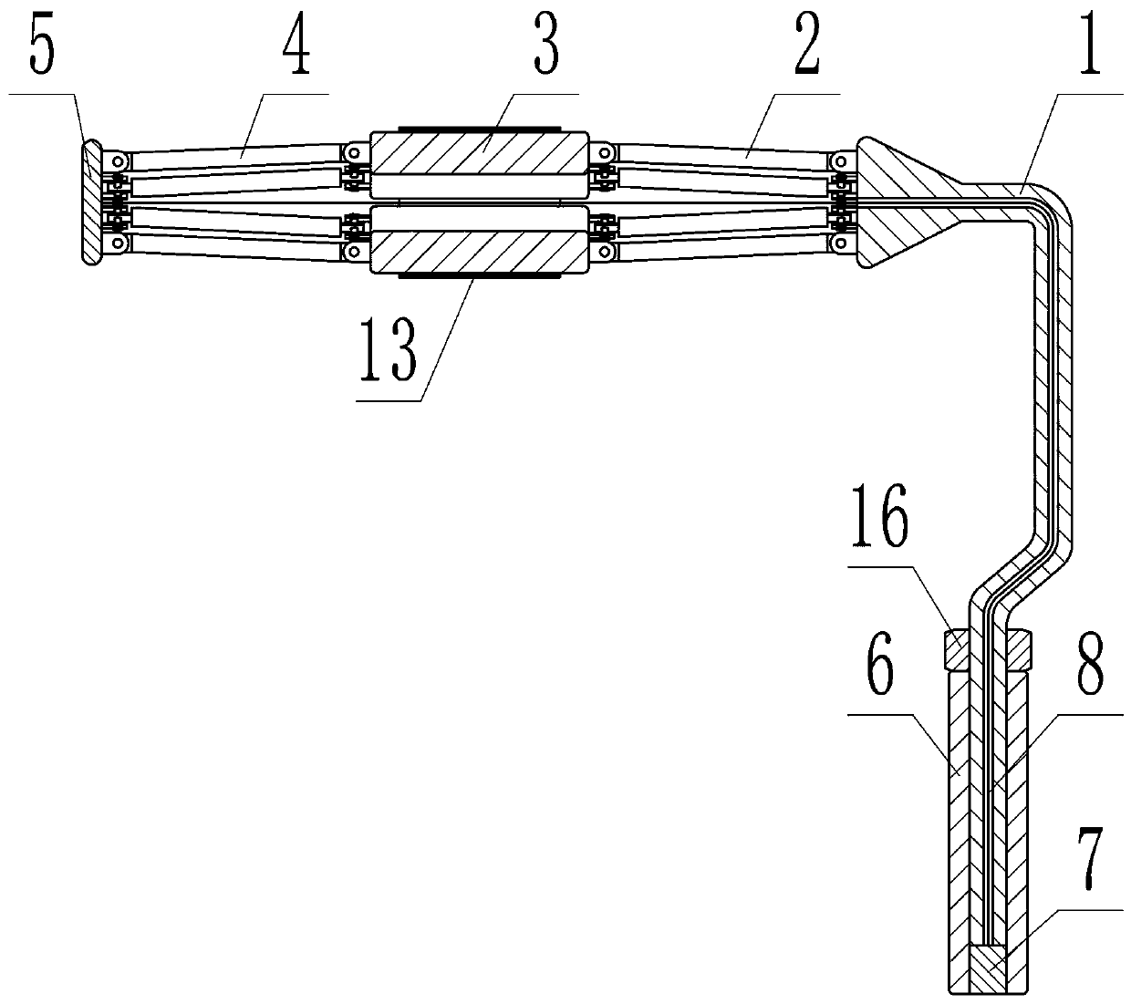 Blood vessel end-to-end anastomosis apparatus