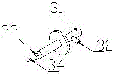 Pneumatic type blood collecting system and use method thereof