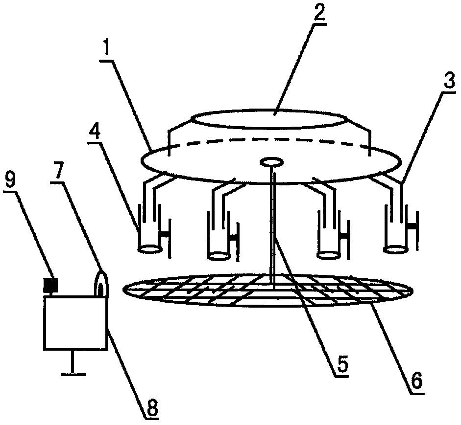 Disc type bagged material detection device for powder packing machine