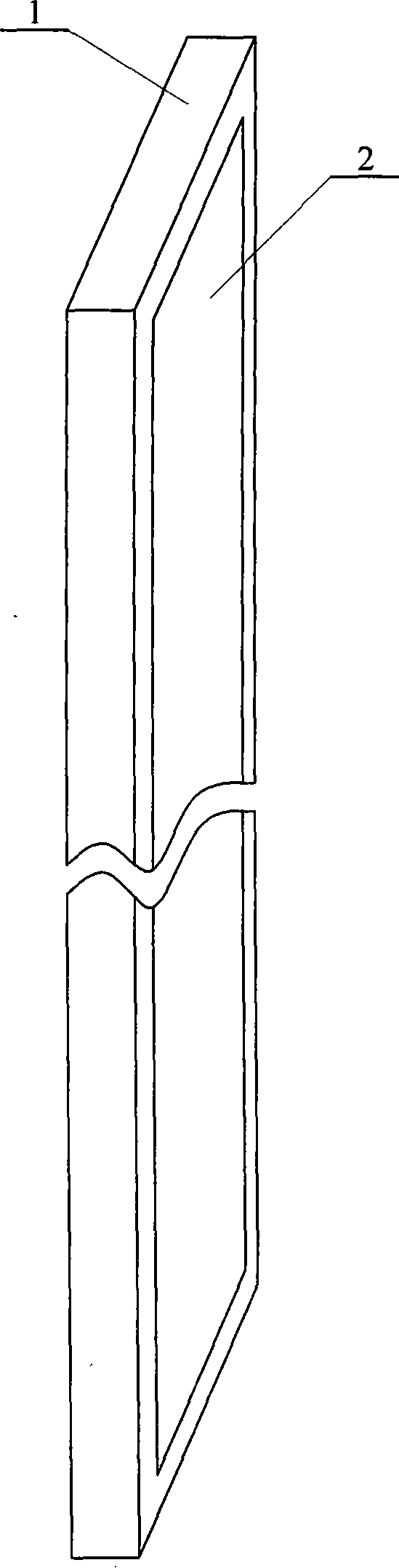 Dielectric elastomer folding-shaped driver and making method thereof