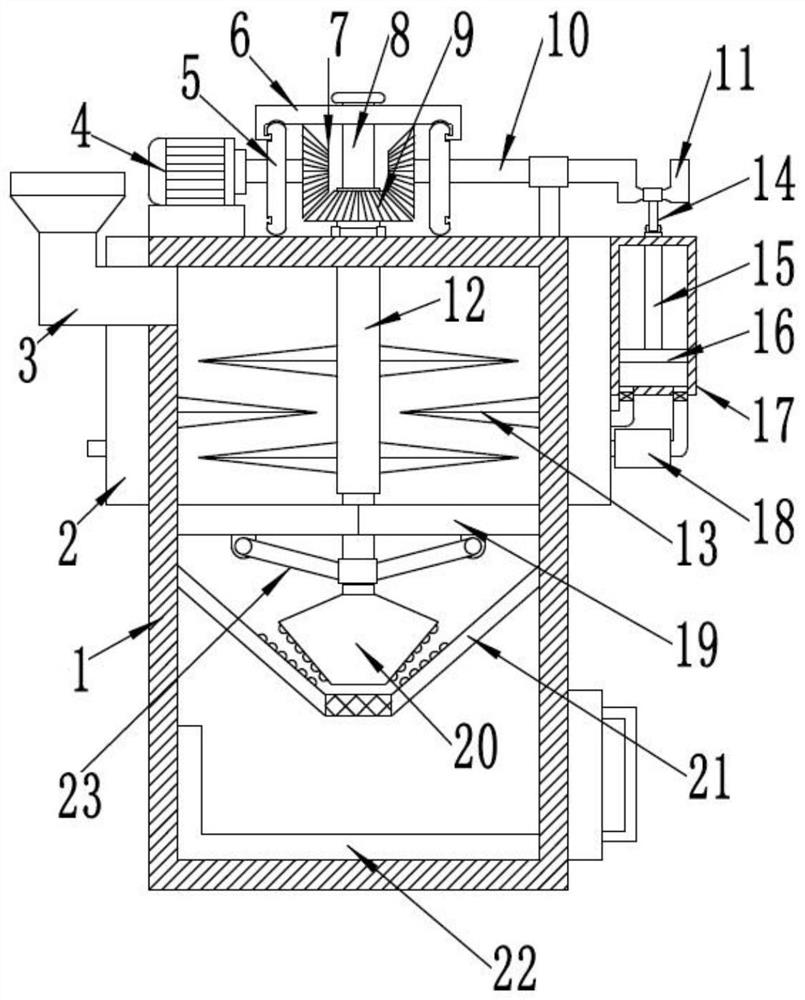 Mineral crushing and grinding device