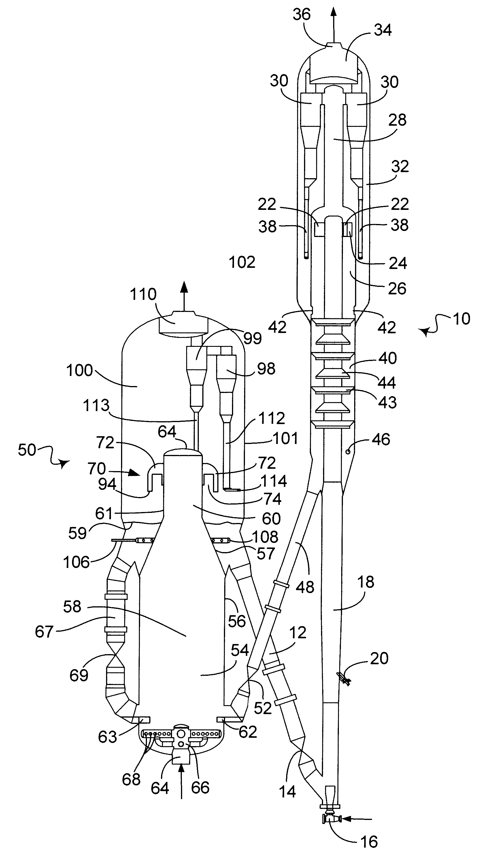 Apparatus and process for regenerating catalyst