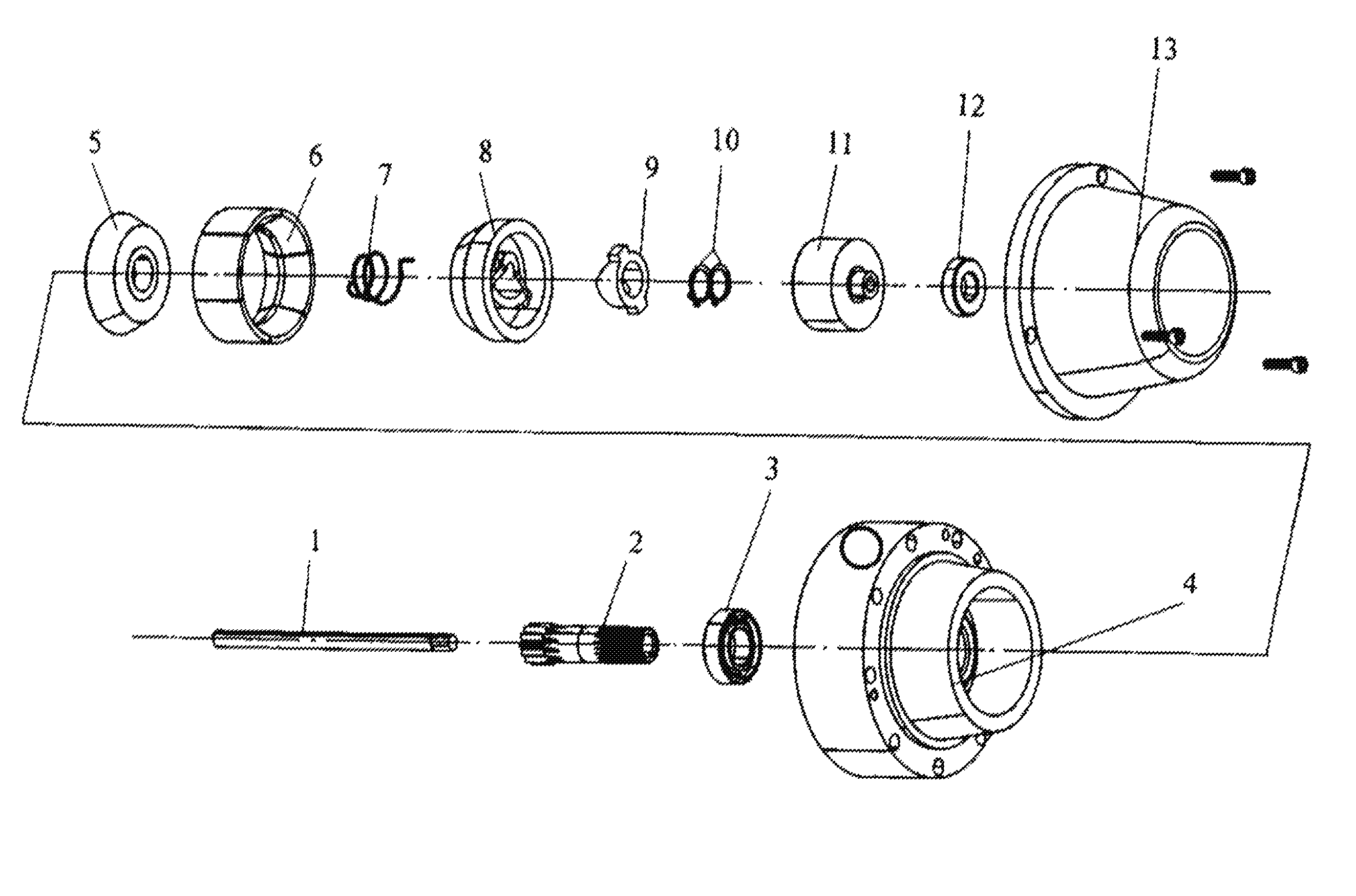 Tapered braking device for electric winches