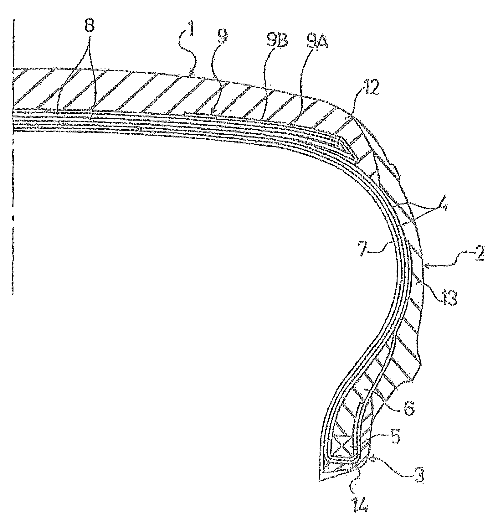 Pneumatic tire for passenger car and method of manufacturing the same