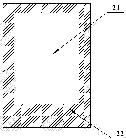 Indium tin oxide (ITO) through hole integrated capacitive touch screen and production method thereof