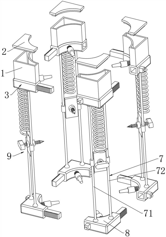 Tree nutrient solution dropping device for agricultural plant protection