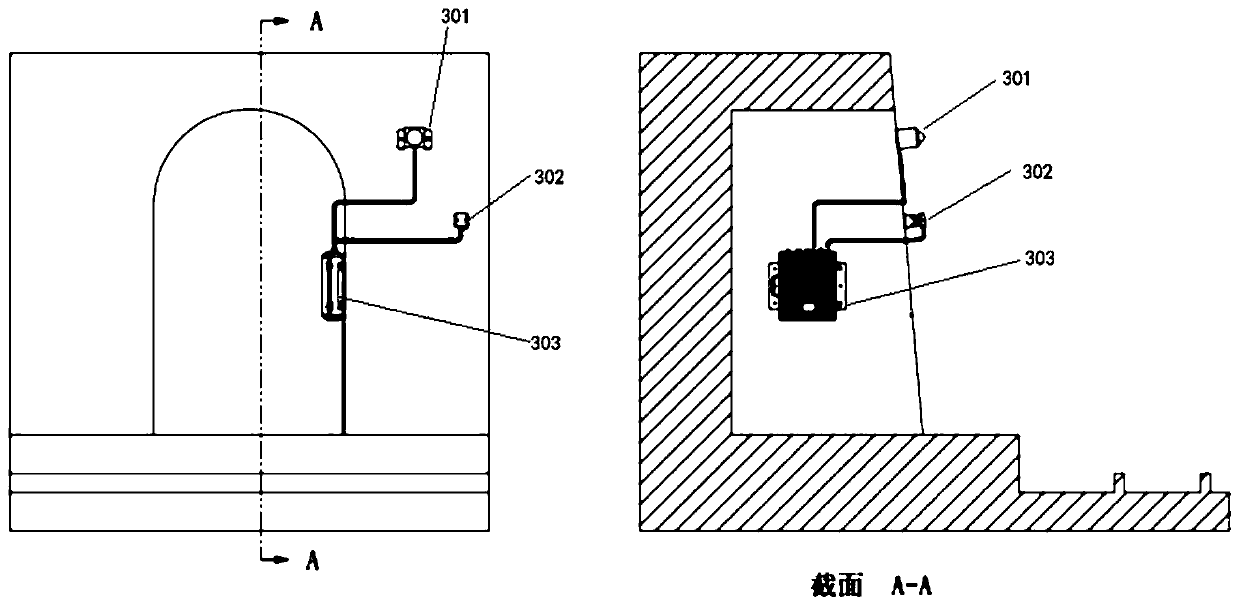 Beidou tunnel coverage system and layout method