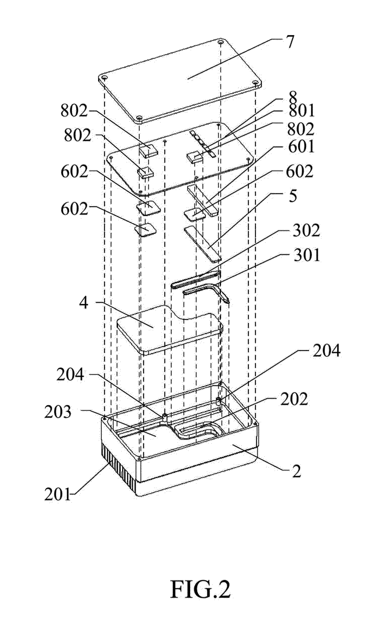 Heat dissipating cavity