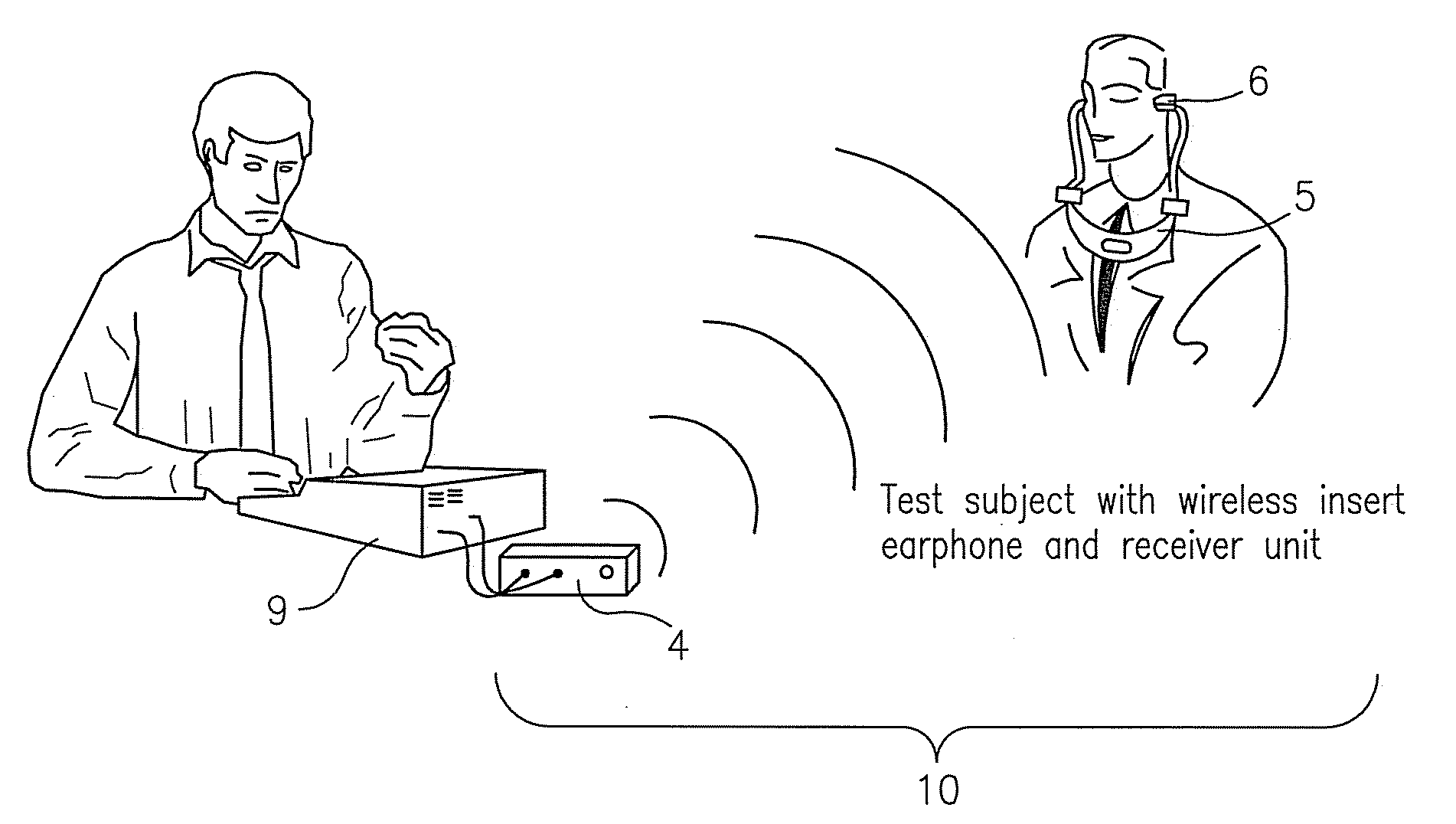 Wireless interface for audiometers