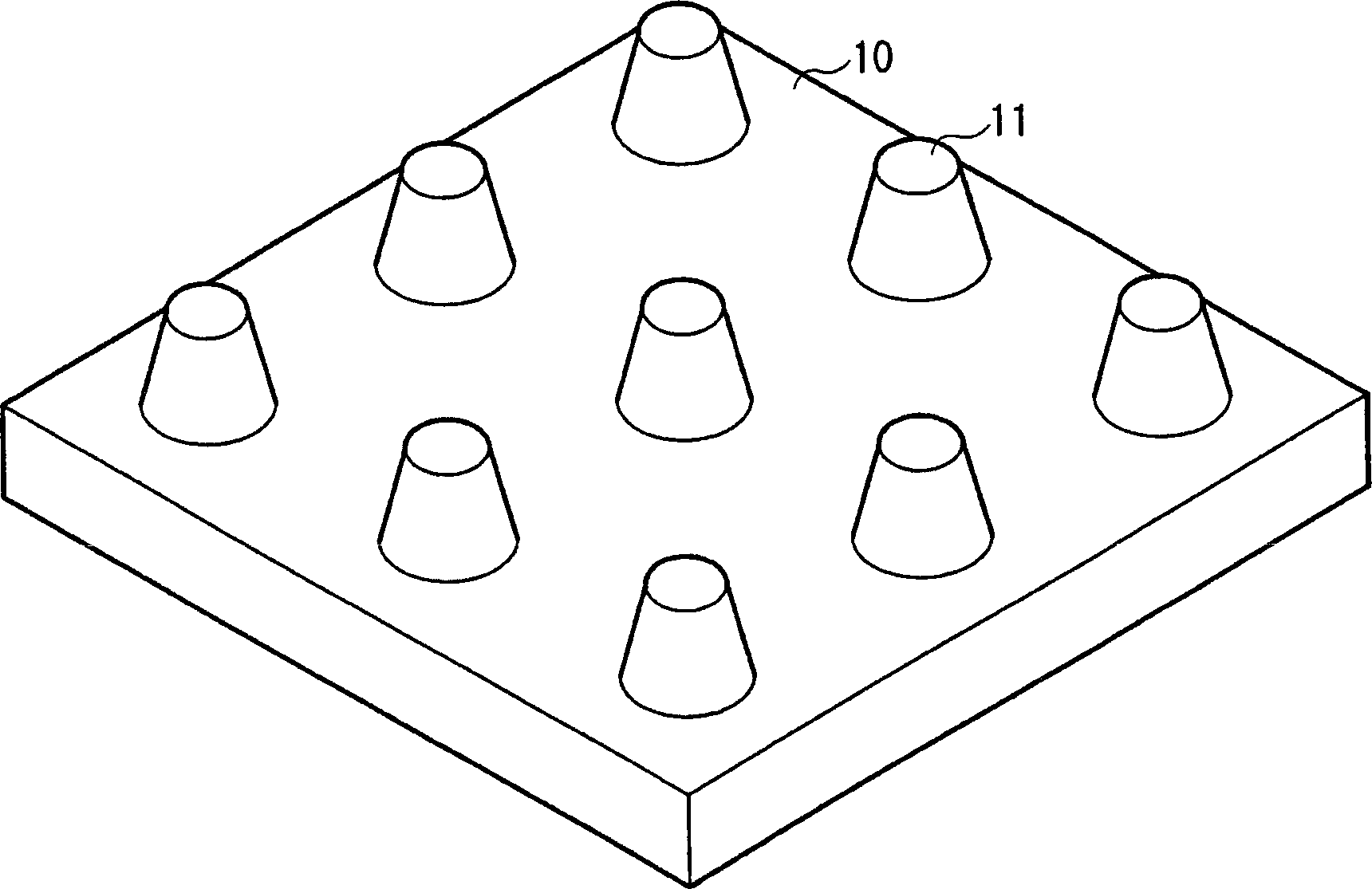 Fine structure body-producing method, fine structure body, display device, recording device-producing method, and recording device