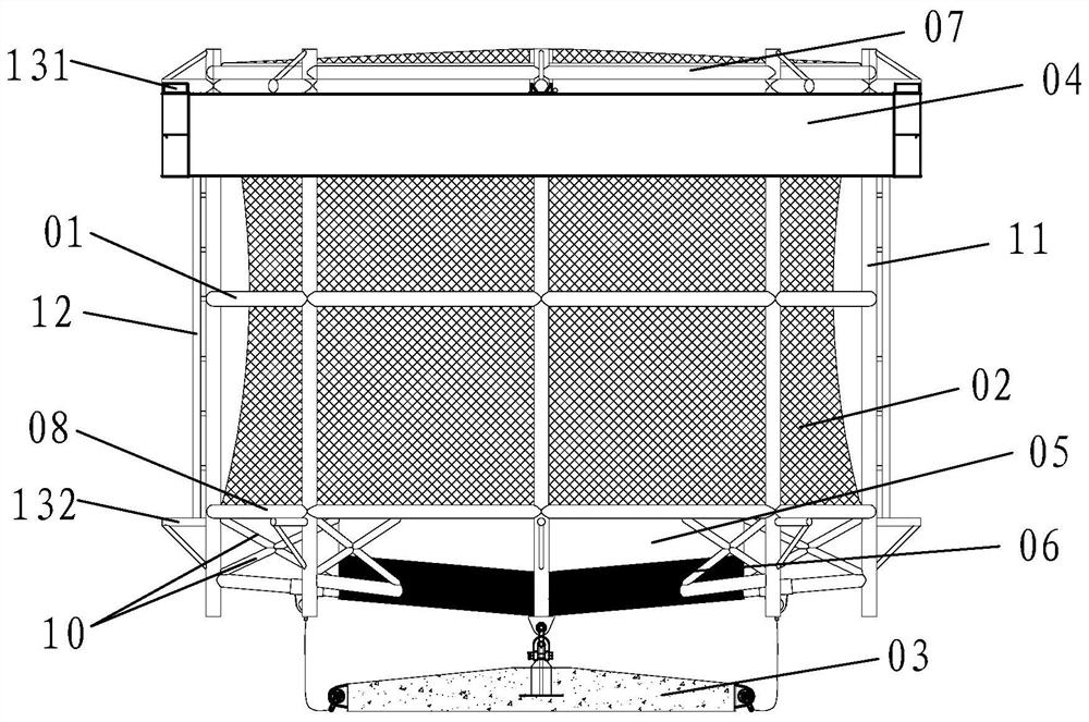 Breeding caisson and operation method thereof