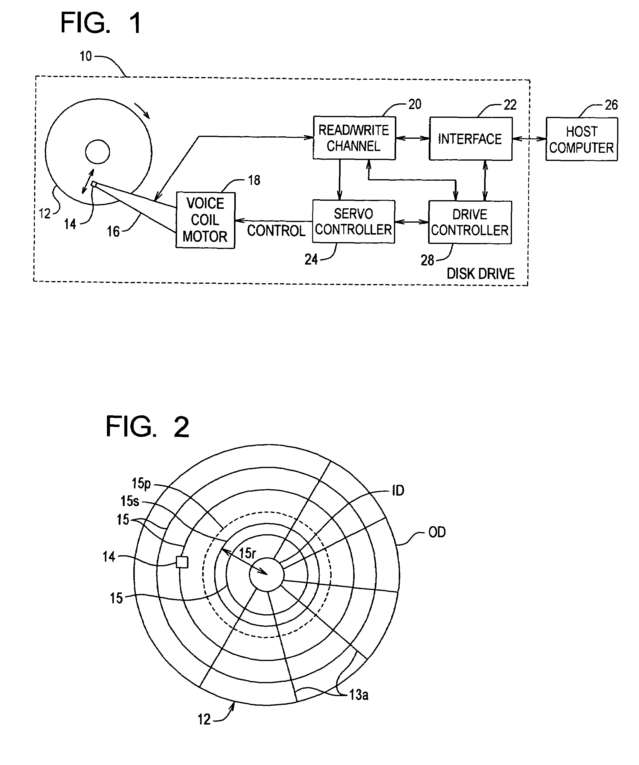 Method to correct radial misposition of data tracks