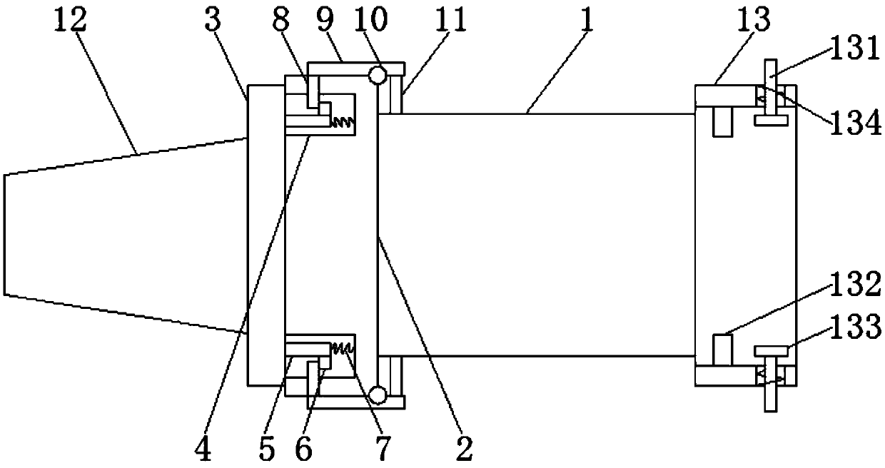 Fire-fighting lance convenient to disassemble