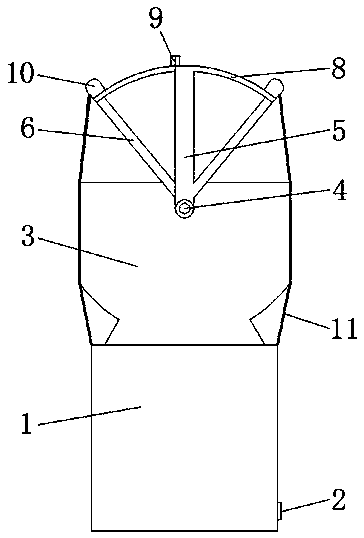 Road greening device with cold resisting function and water collecting function