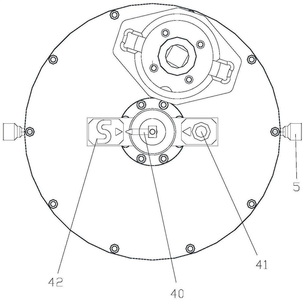 An underwater valve hydraulic drive device