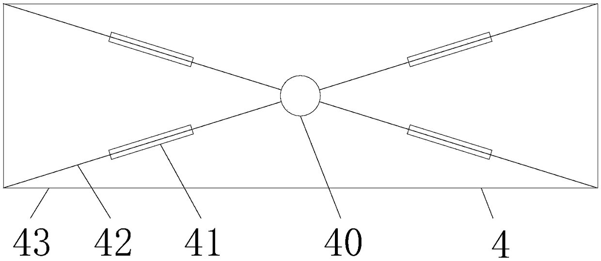 Horizontal device for realizing horizontal positioning based on angle calculation