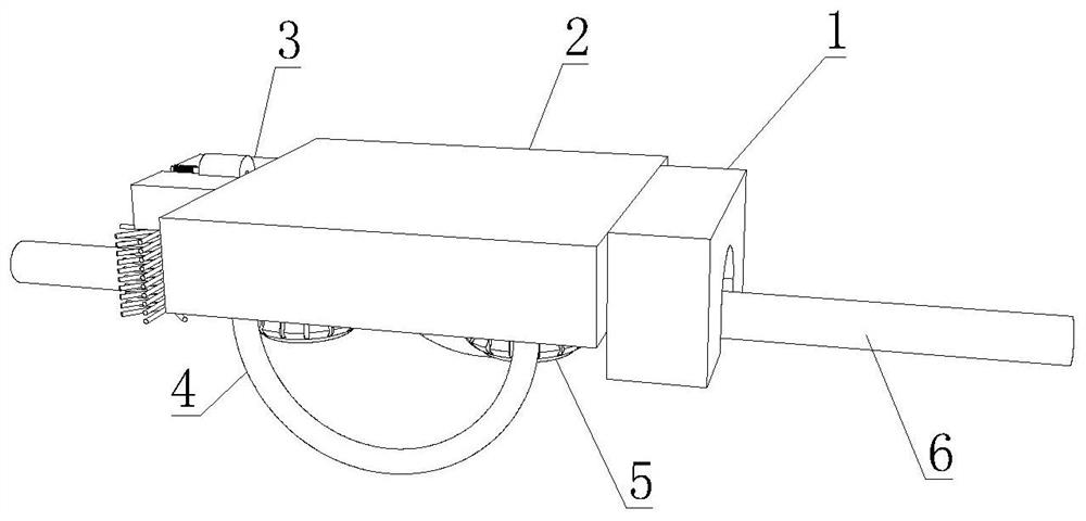 Electric power overhaul device for electric power overhaul