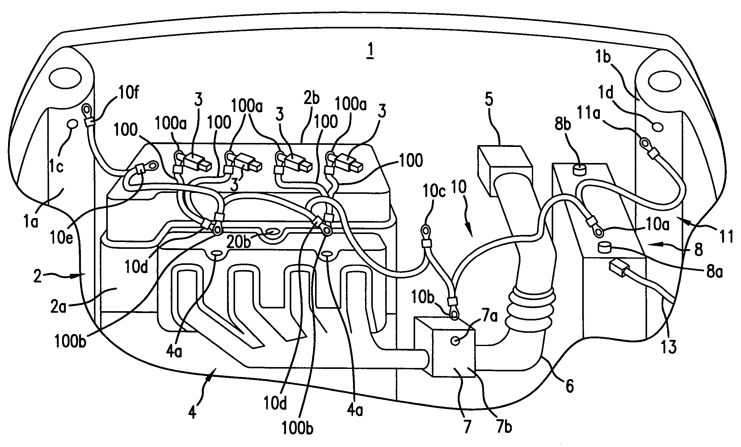 Engine ground system