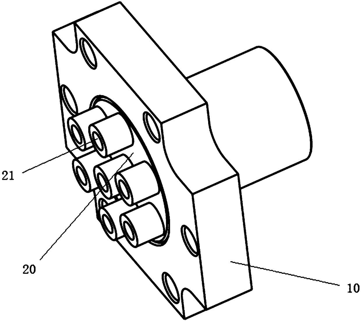 Liquid separator and heat exchanger with same