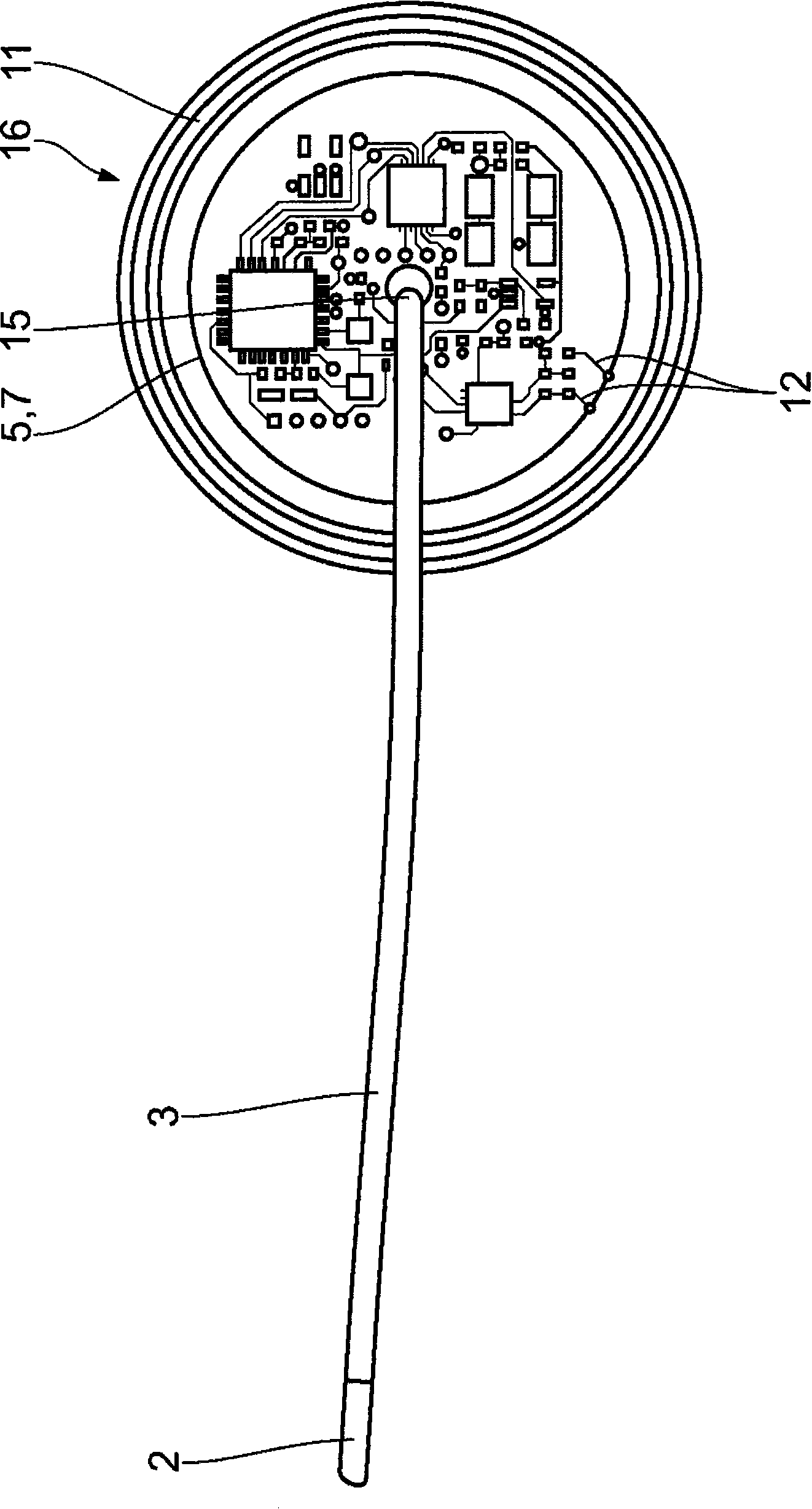 Patient data sensor device