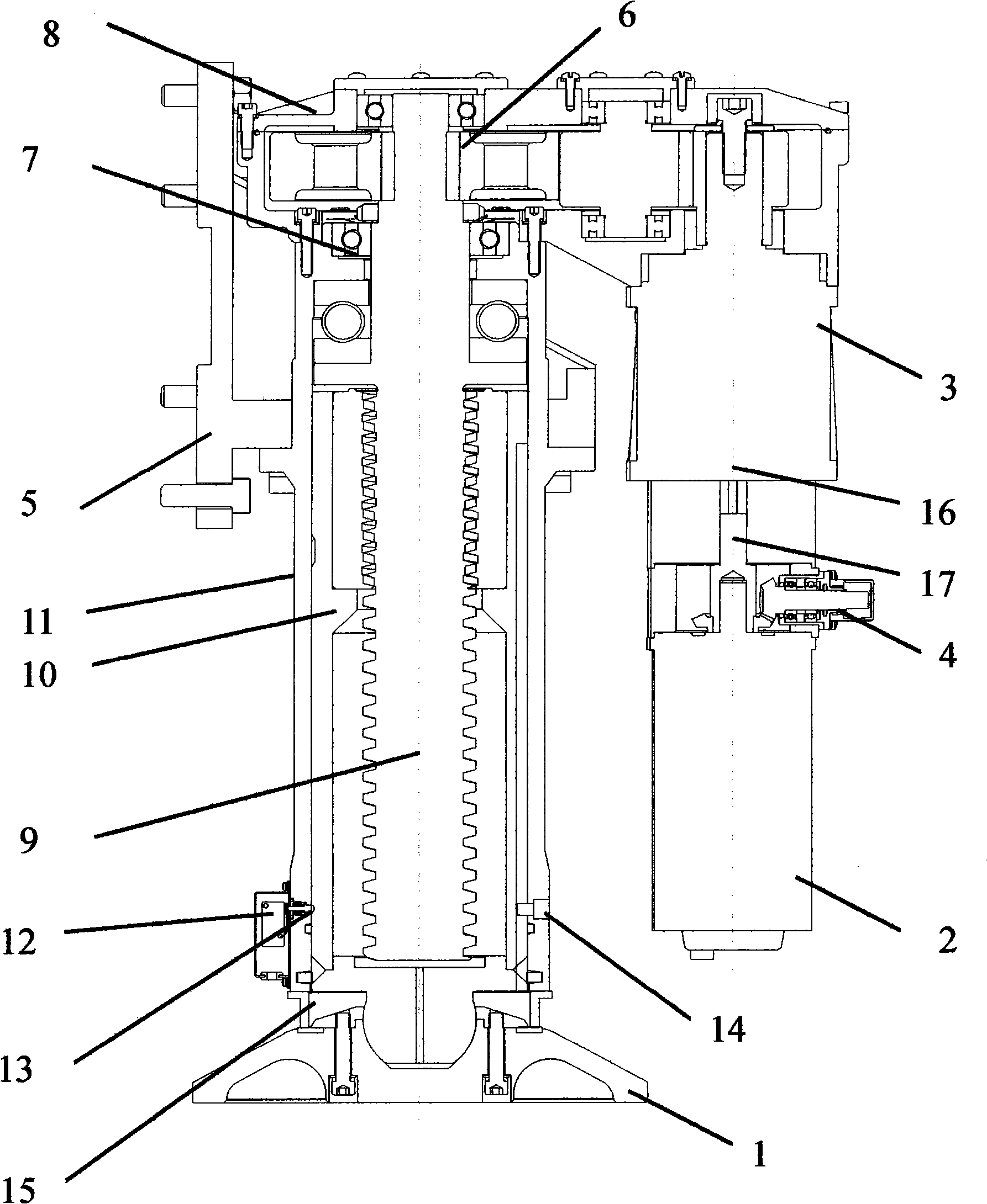 Electric automatic levelling brace