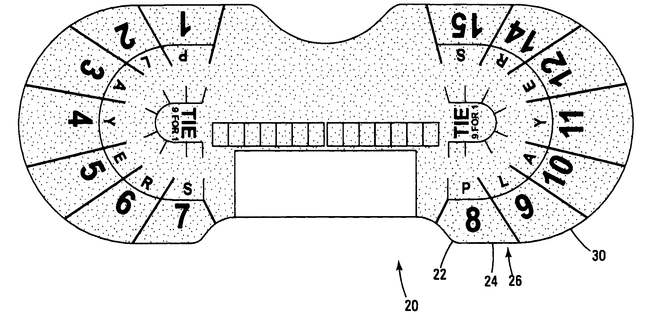 Interactive simulated baccarat side bet apparatus and method