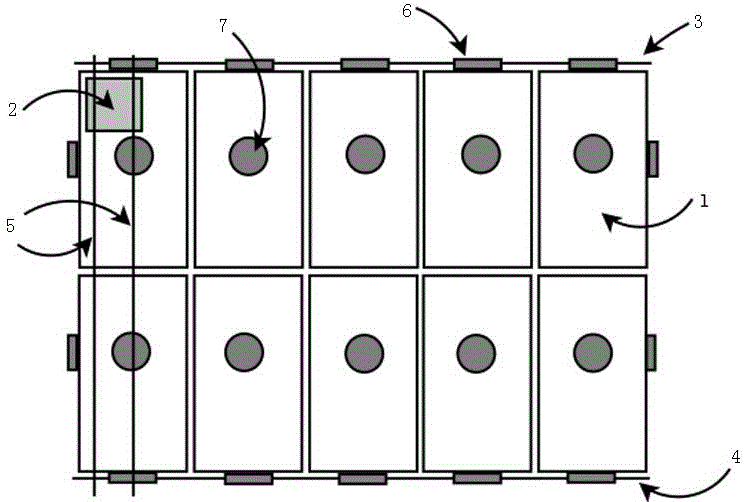 Intelligent cleaning robot device for photovoltaic cell panel set and positioning method of cleaning robot