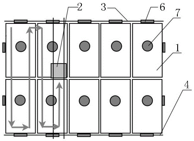 Intelligent cleaning robot device for photovoltaic cell panel set and positioning method of cleaning robot