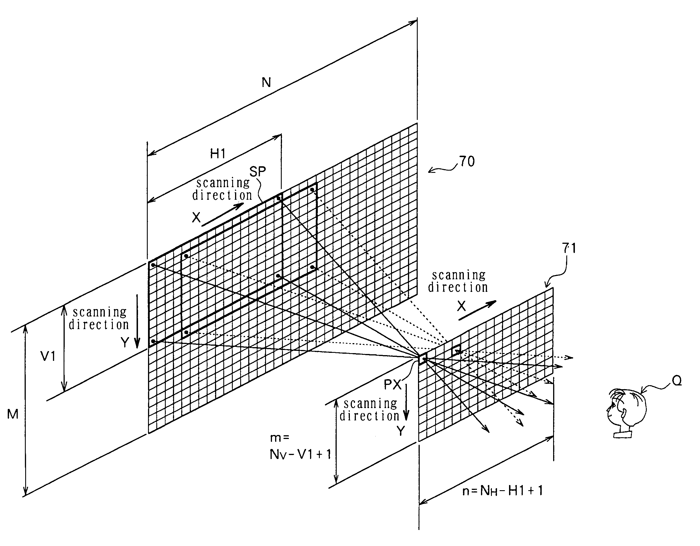 Three-dimensional image display