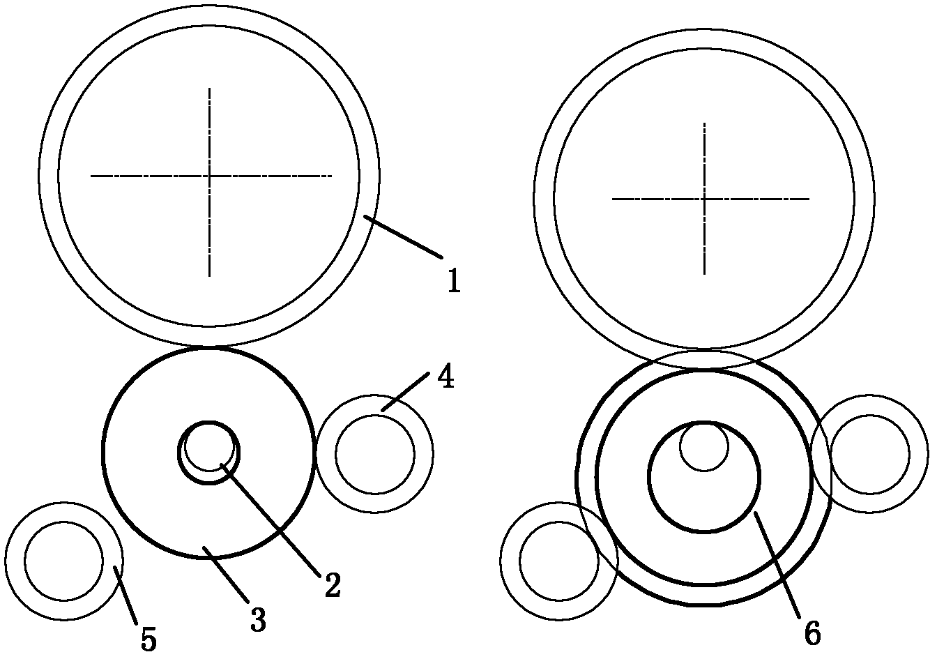 Composite roll forming process of thick-wall deep-groove ring member