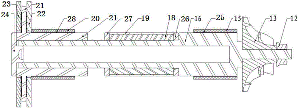 Single-grade direct-driven boost centrifugal air compressor of vehicle fuel cell engine