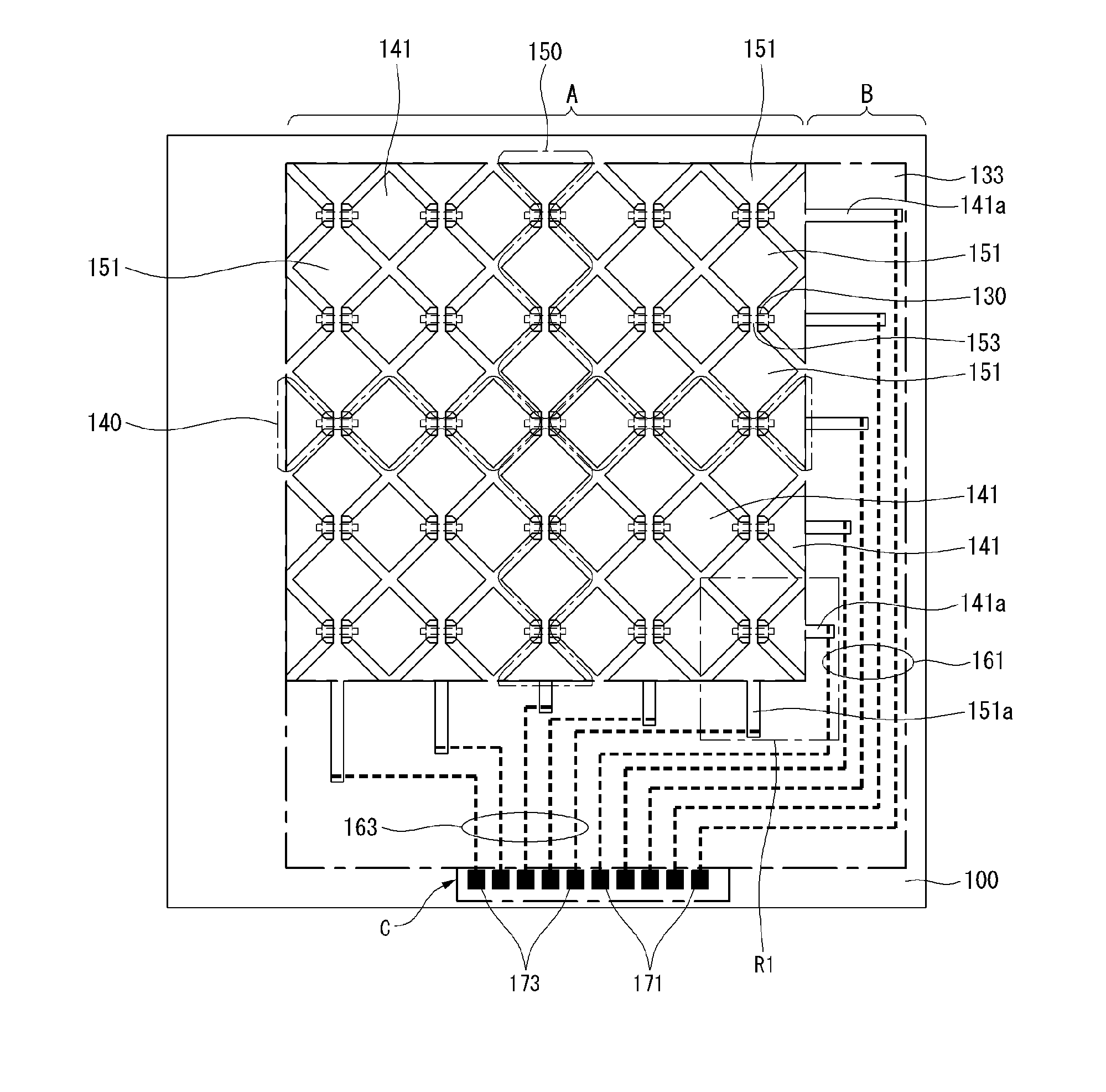 Electrostatic capacitive type touch screen panel