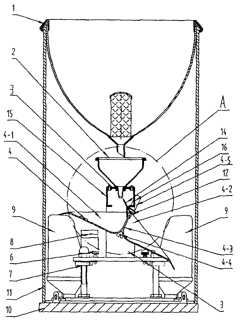 Tipping-bucket rain gauge with dual-steady state turning-board mechanism