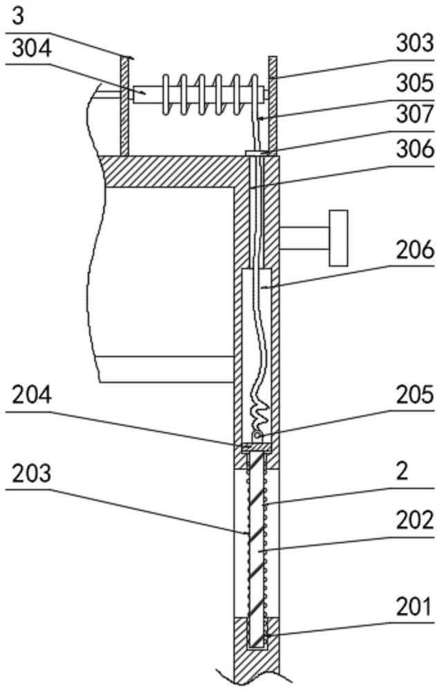 Rapid dust removal structure for grain purchase and working method of rapid dust removal structure