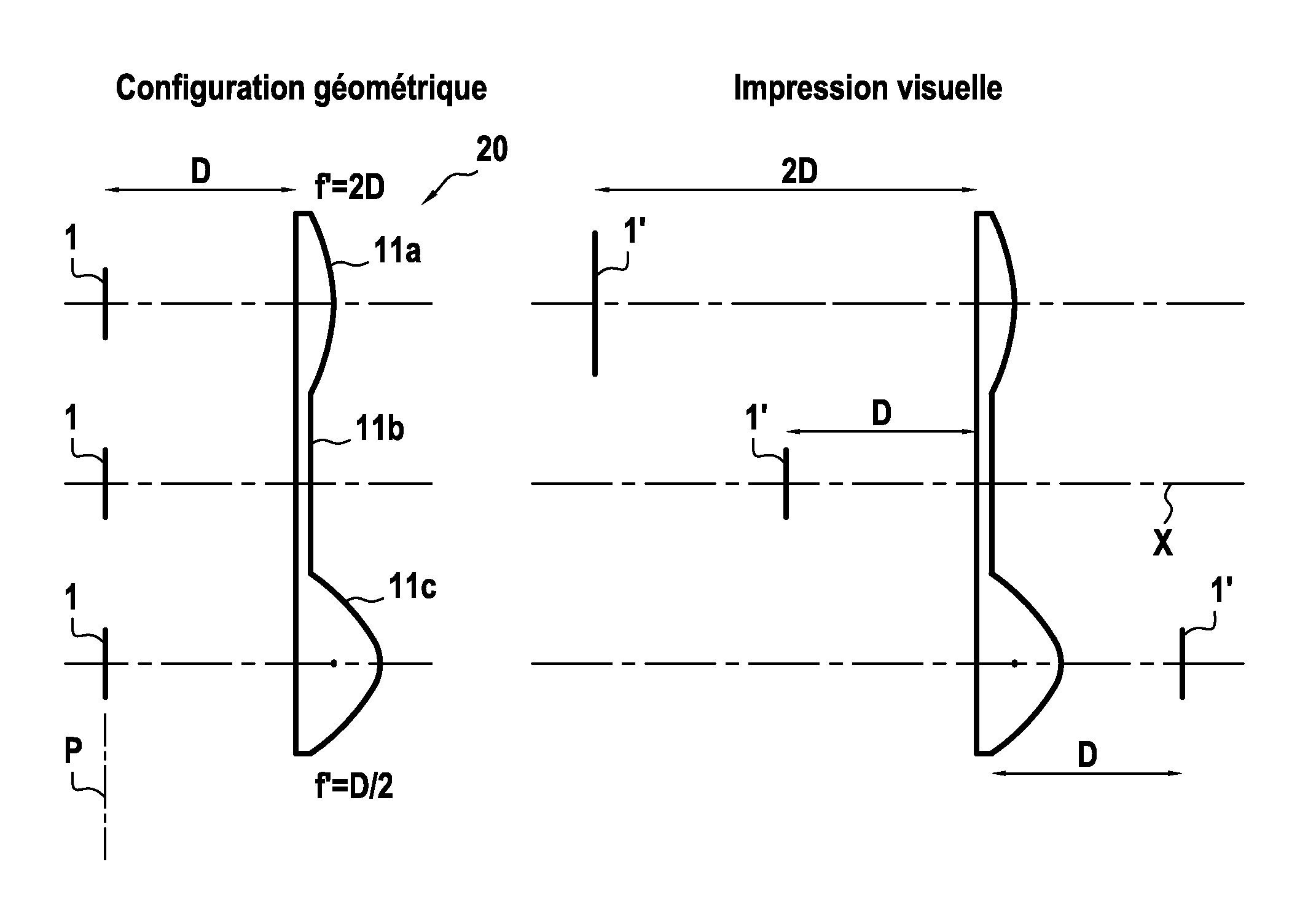 Optical device, in particular for a motor vehicle