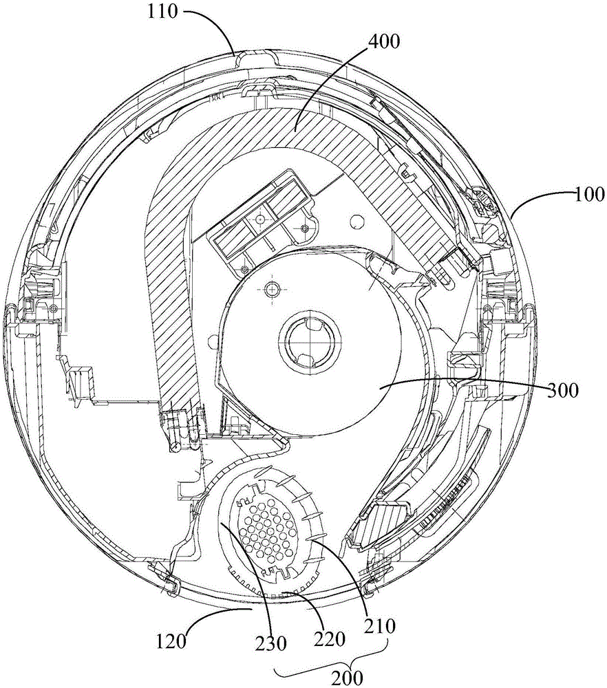 Air guiding device, cabinet-type air conditioner and air blowing method