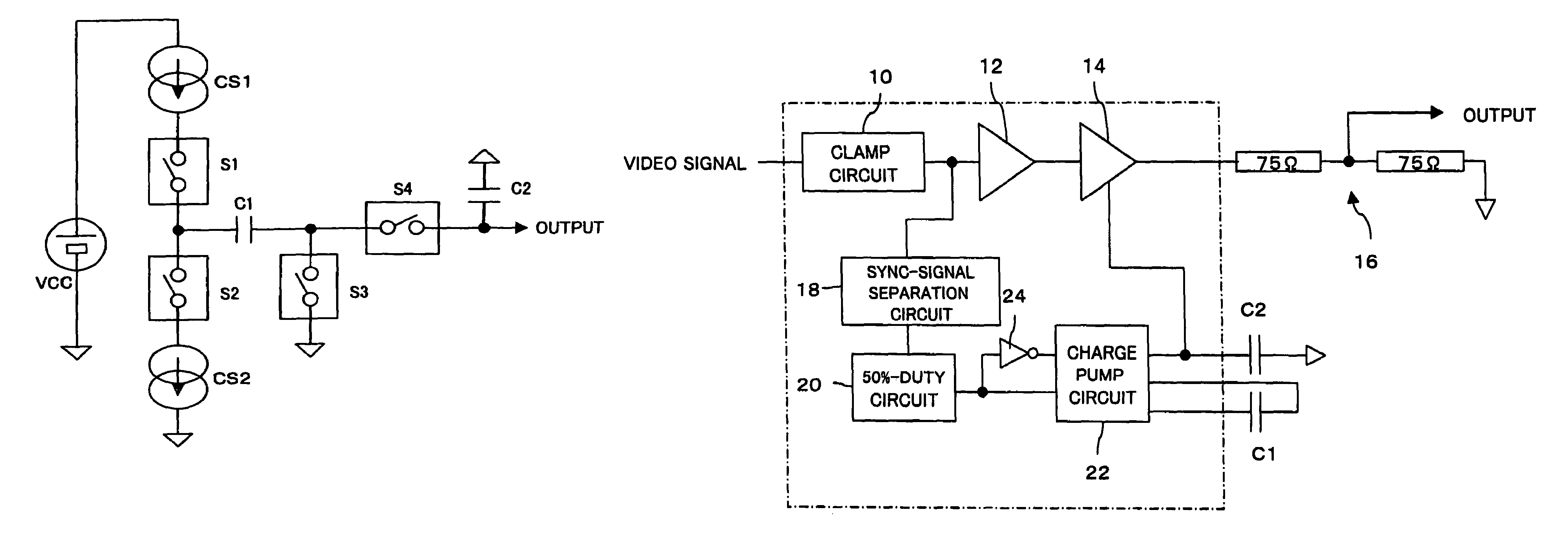 Charge pump circuit and amplifier