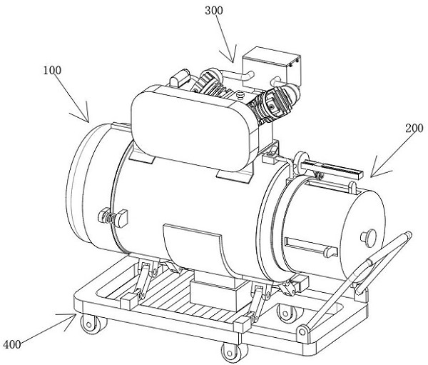 Multifunctional low-noise air compressor