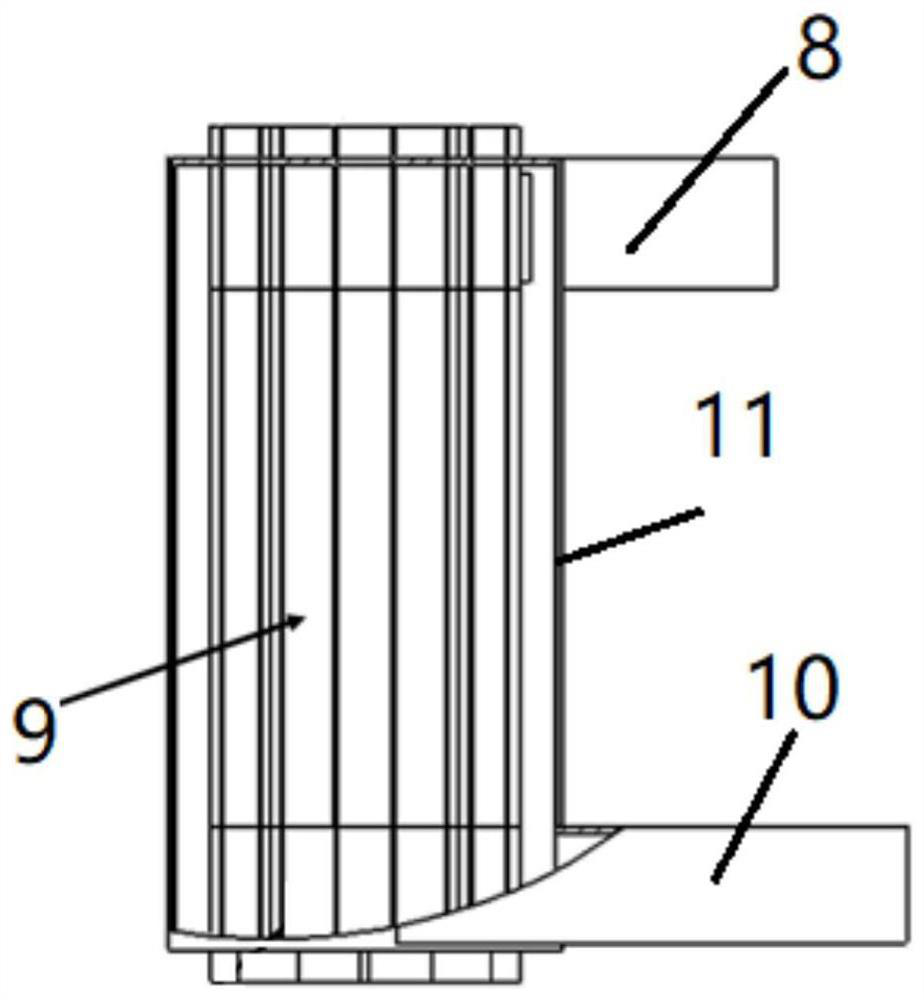 Cyclone separation type particle heat exchanger and heat storage power generation system