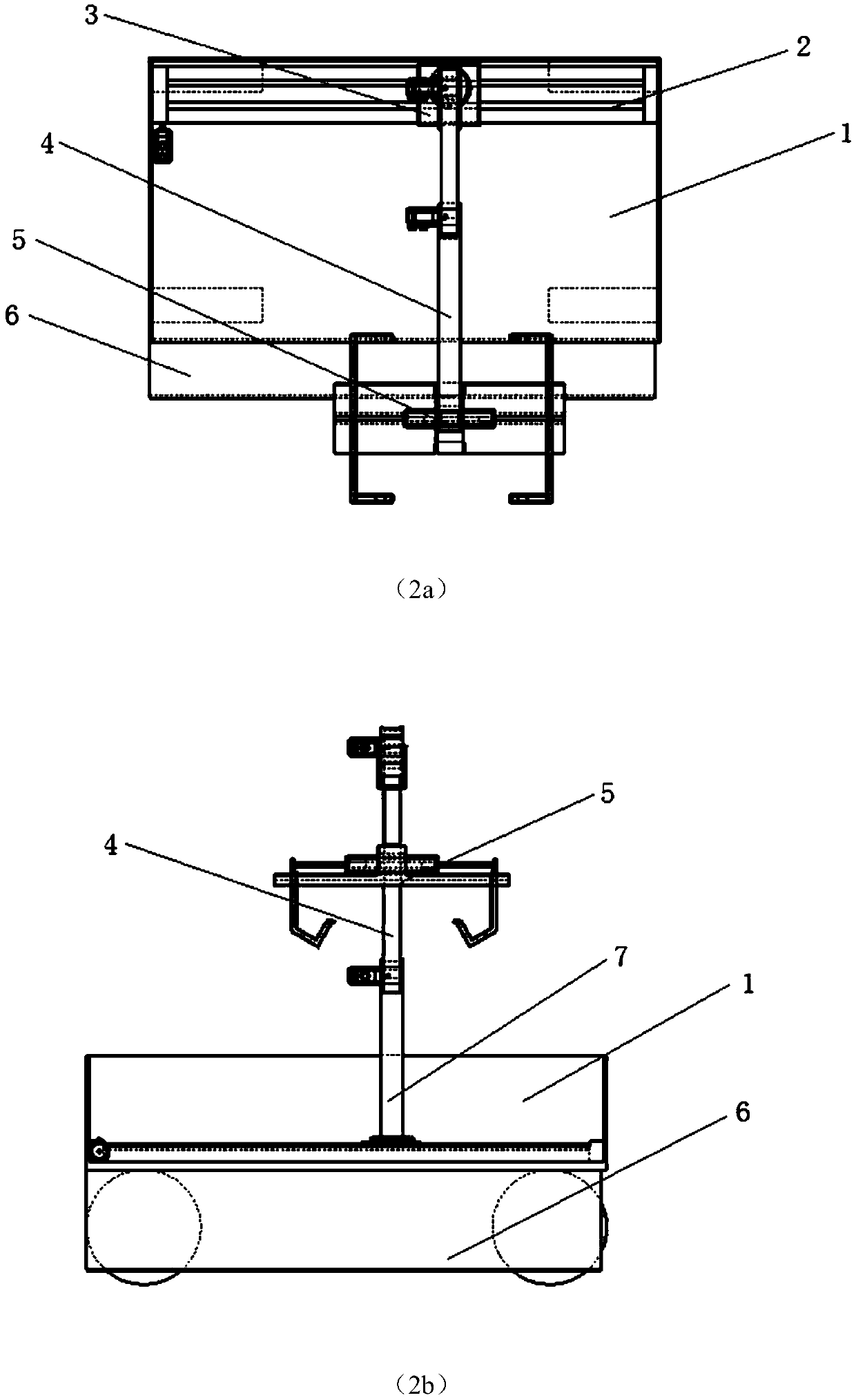 Transit transport vehicle for automatic garbage classification box