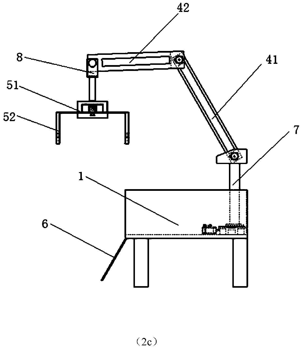 Transit transport vehicle for automatic garbage classification box