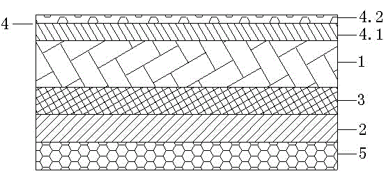 Antiflaming fabric with good dimensional stability