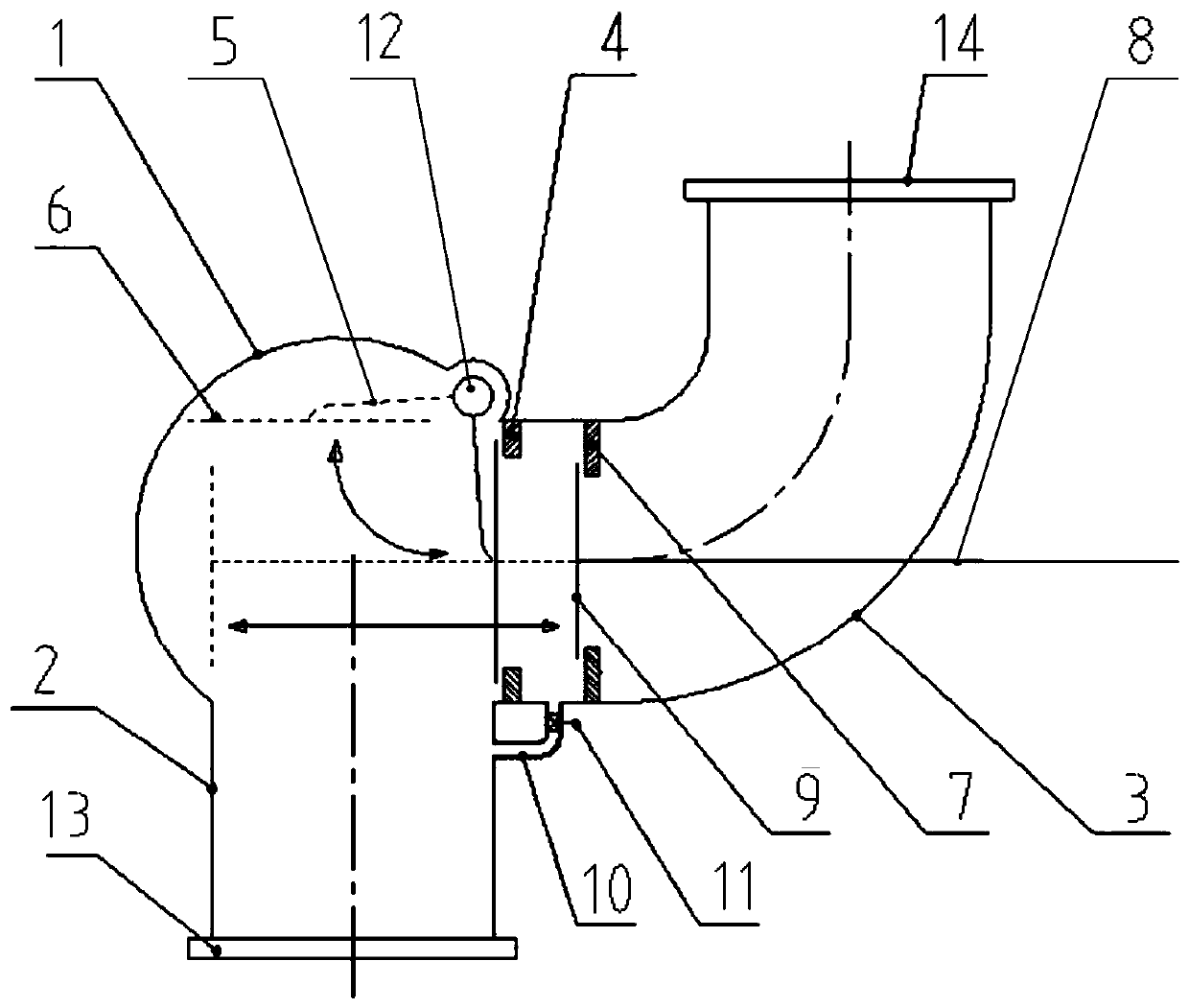 Marine side locking valve