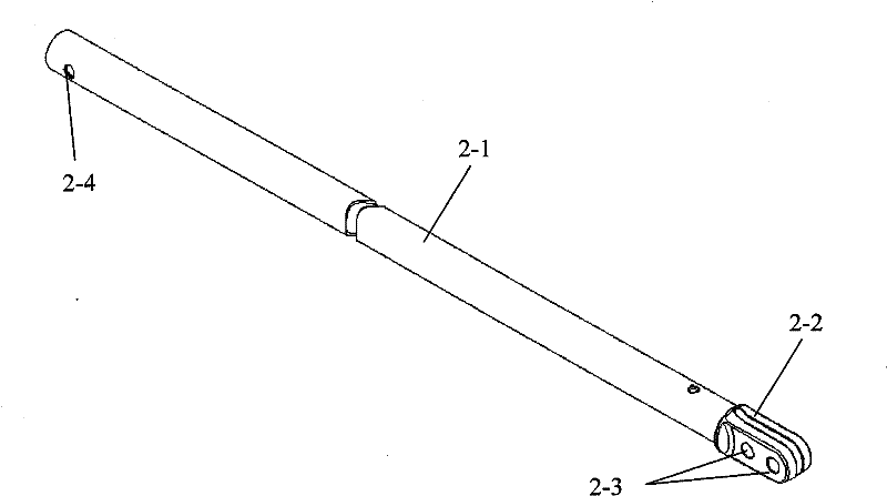 Reversely-positioning integral cantilever of electrified railway contact network