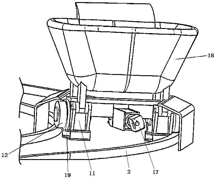 Calcium carbide transport line and calcium carbide trolleys