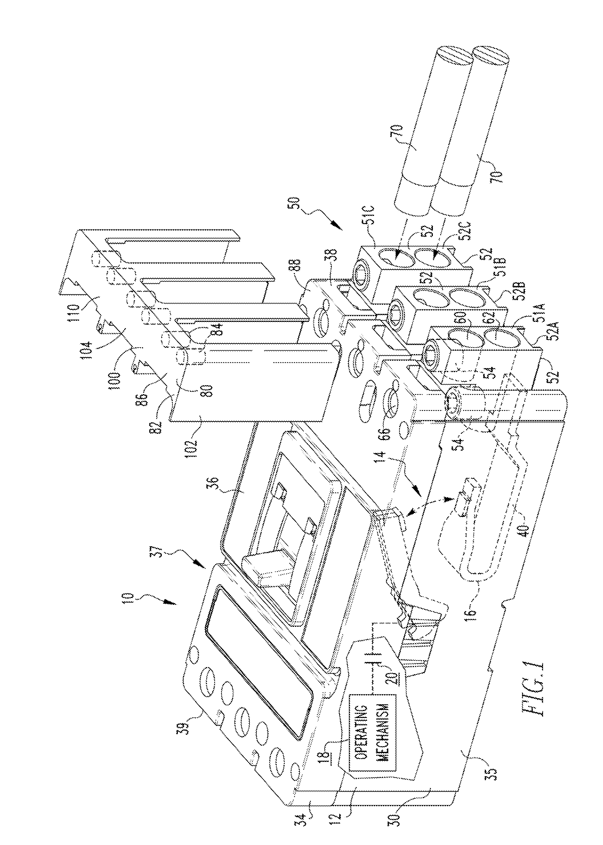 Circuit breaker terminal shield with position indicator