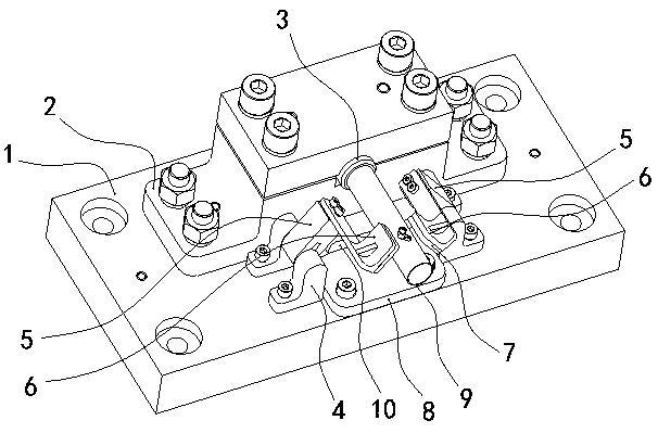 Thin-wall steel pipe clamping device